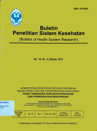 Image of Buletin Penelitian Sistem Kesehatan