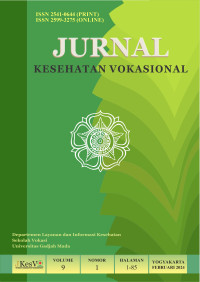Image of Jurnal Kesehatan Vokasional