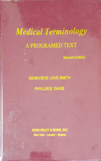 Image of Medical Terminology: A Programed Text