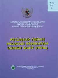 Image of Petunjuk Teknis Promosi Kesehatan Rumah Sakit (PKRS)